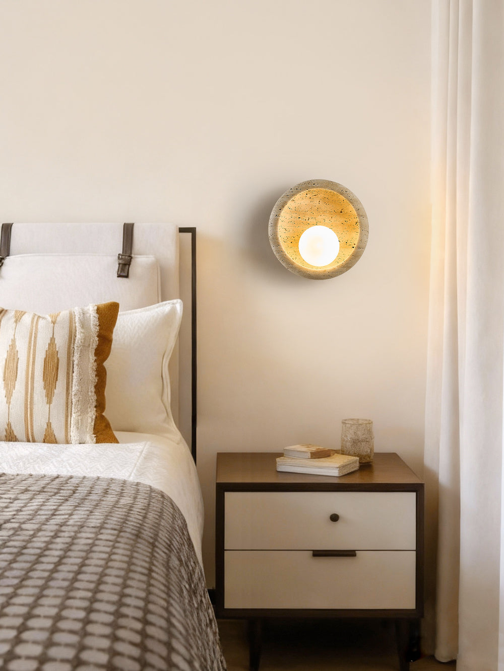 Arlo Travertine Wall Light - Vakkerlight