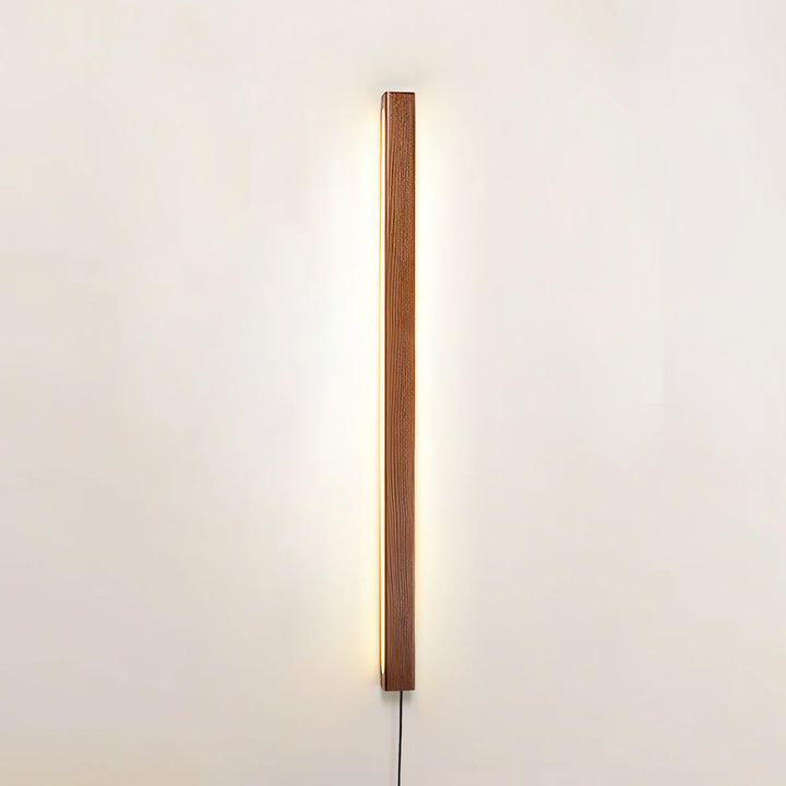 Arlo Linear Wood Plug-in Wall Light - Vakkerlight