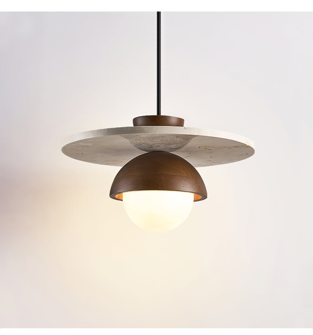 Arlo Travertine Pendant Light - Vakkerlight