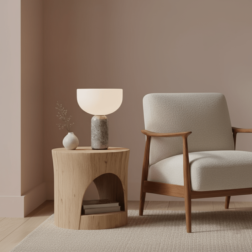 Arno Sphere Marble Table Lamp - Vakkerlight