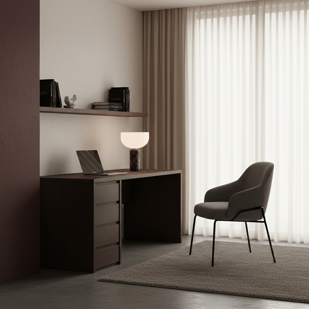 Arno Sphere Marble Table Lamp - Vakkerlight