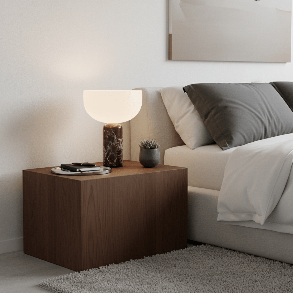 Arno Sphere Marble Table Lamp - Vakkerlight