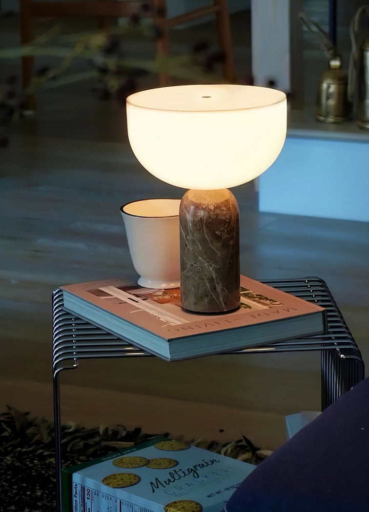 Arno Sphere Marble Table Lamp - Vakkerlight