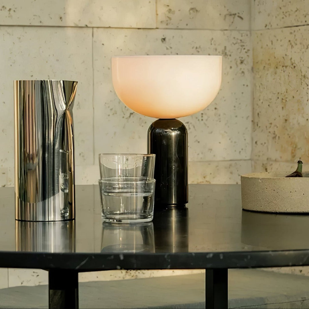 Arno Sphere Marble Table Lamp - Vakkerlight