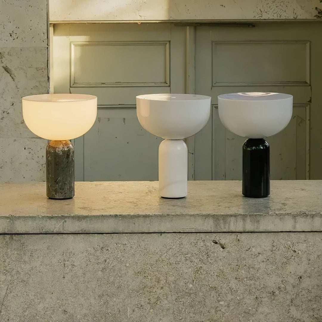 Arno Sphere Marble Table Lamp - Vakkerlight