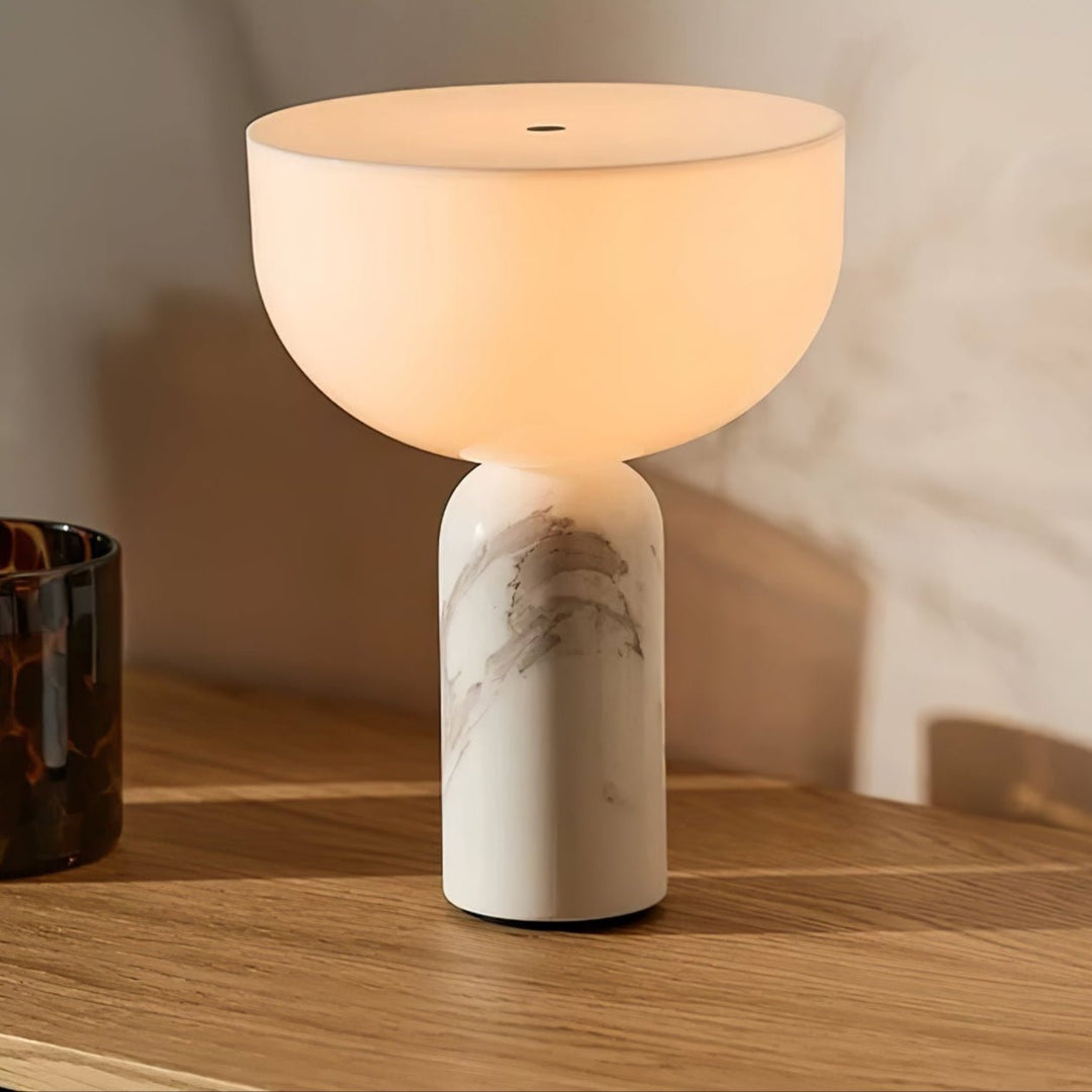 Arno Sphere Marble Table Lamp - Vakkerlight