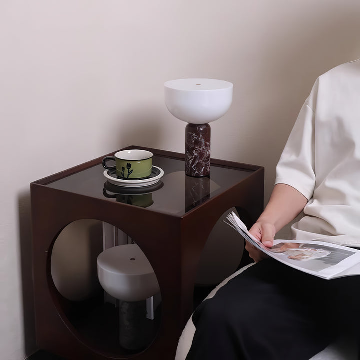 Arno Sphere Marble Table Lamp - Vakkerlight