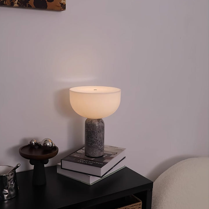 Arno Sphere Marble Table Lamp - Vakkerlight