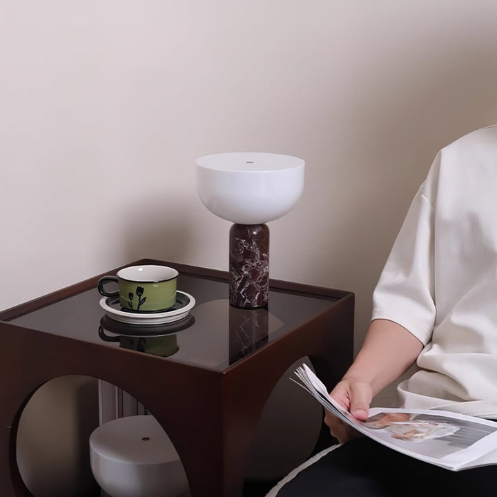 Arno Sphere Marble Table Lamp - Vakkerlight