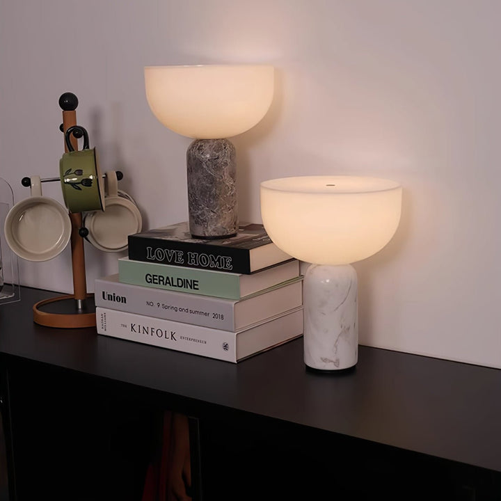 Arno Sphere Marble Table Lamp - Vakkerlight
