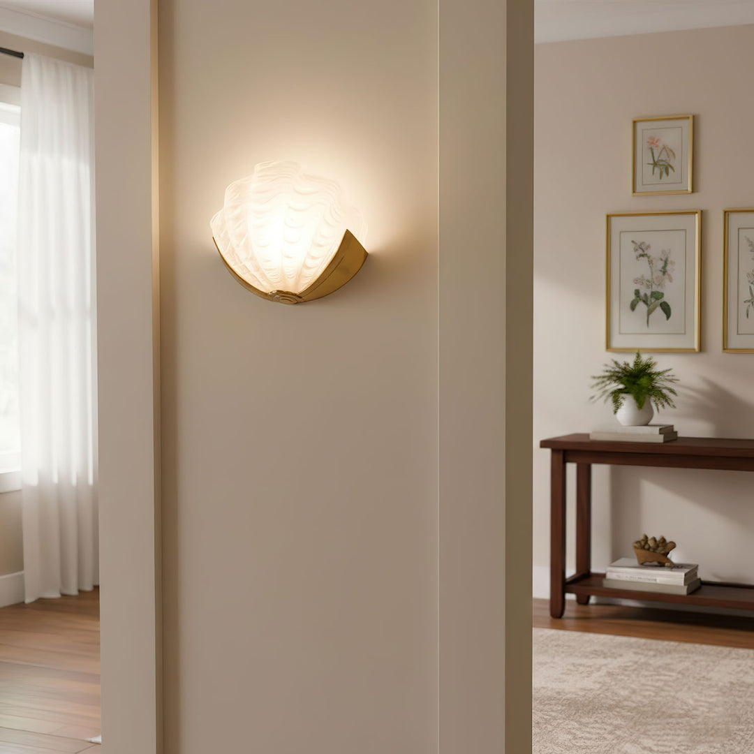 Art Deco Scallop Wall Light - Vakkerlight