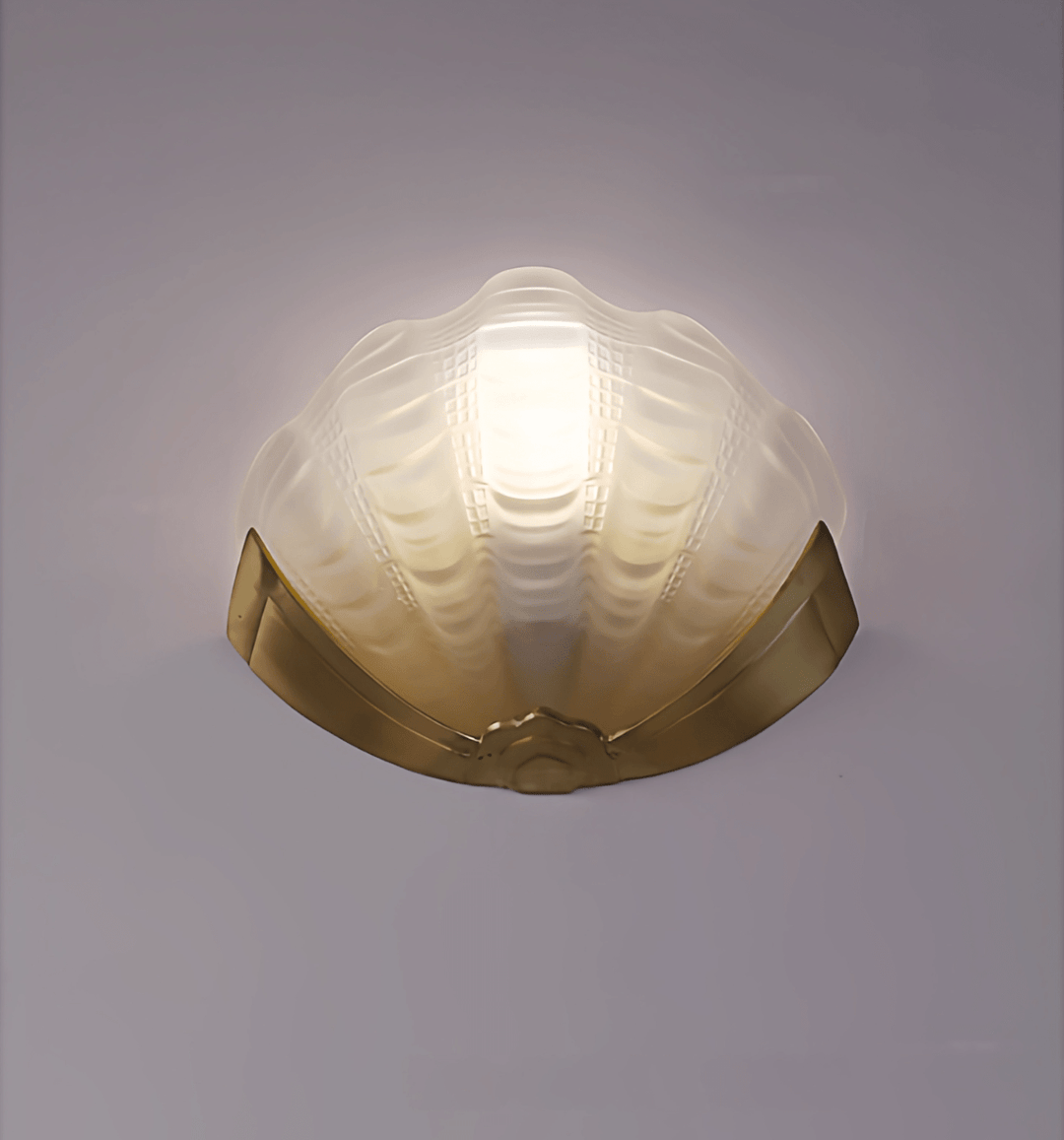 Art Deco Scallop Wall Light - Vakkerlight