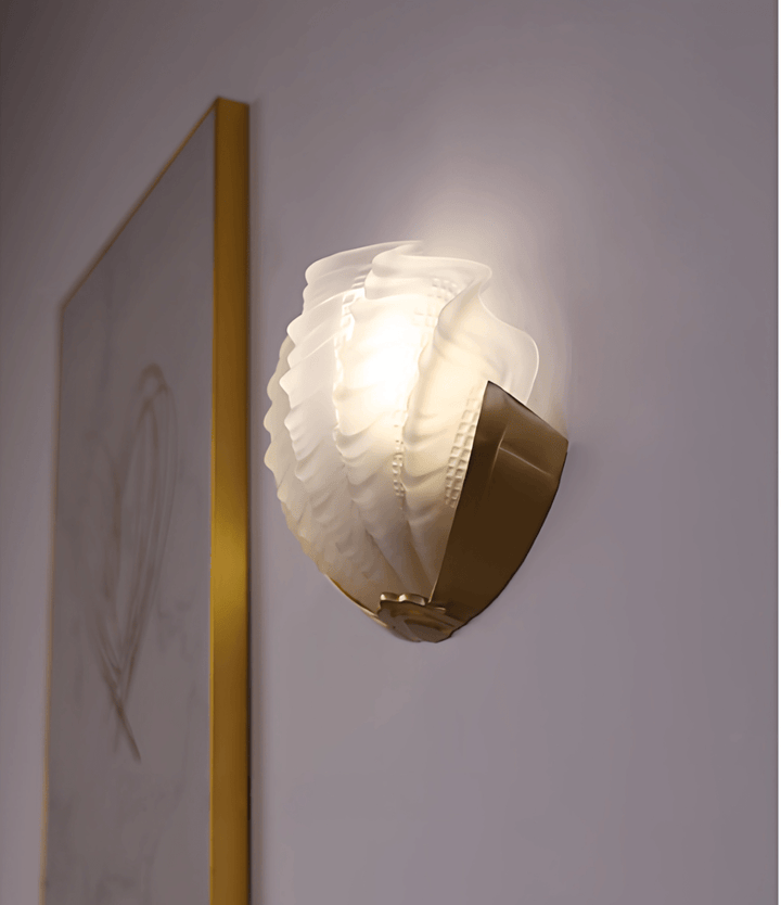 Art Deco Scallop Wall Light - Vakkerlight