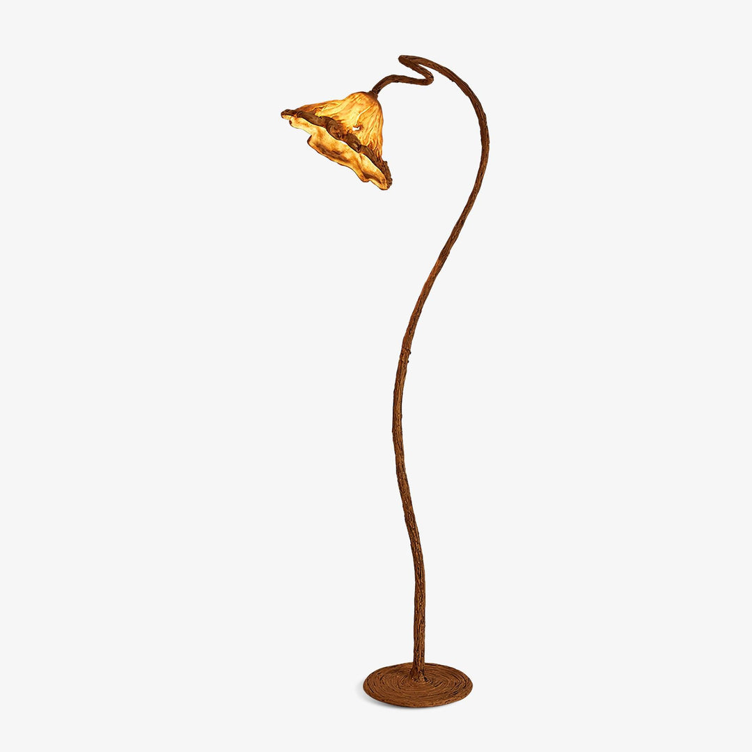 Artistic Lotus Leaf Floor Lamp - Vakkerlight