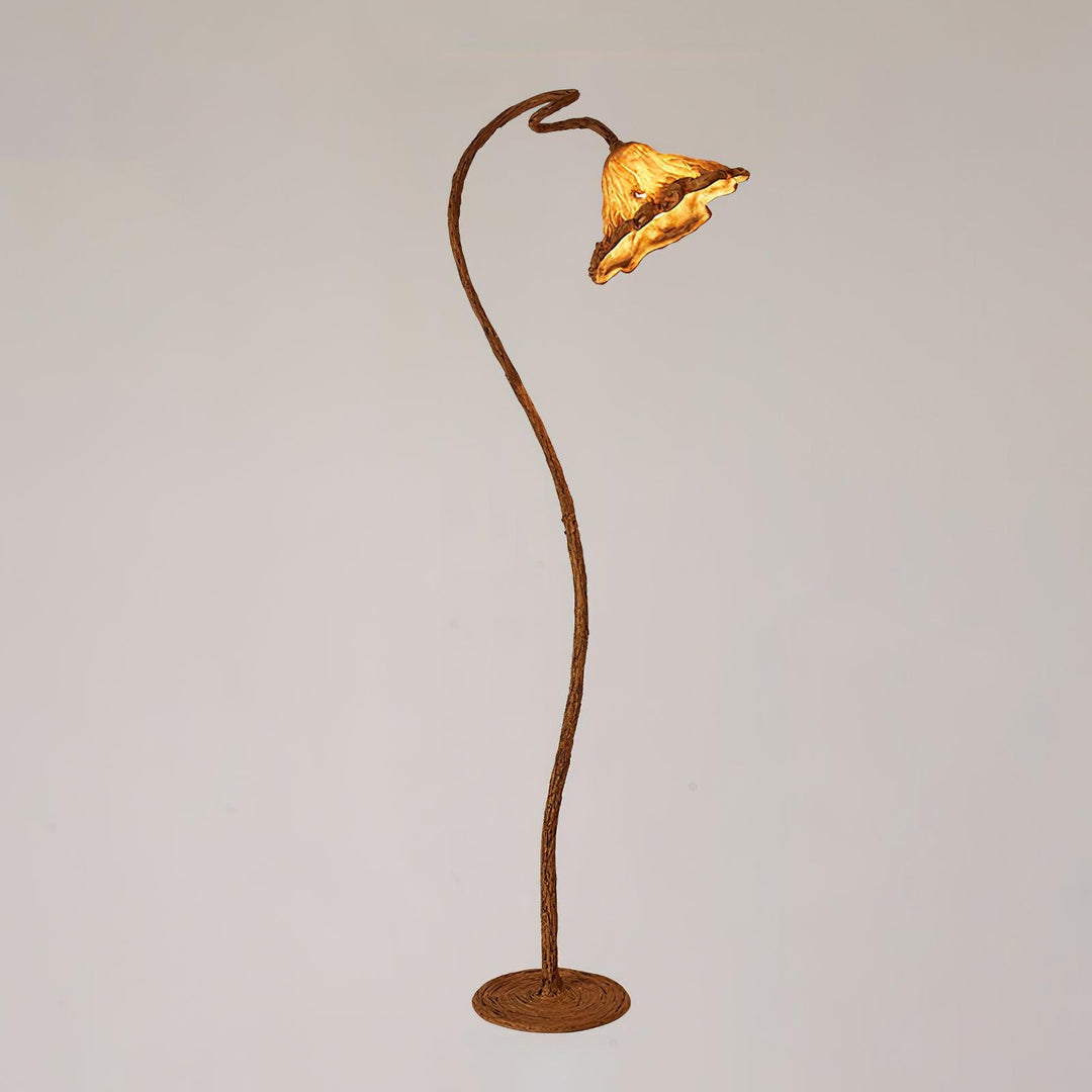 Artistic Lotus Leaf Floor Lamp - Vakkerlight