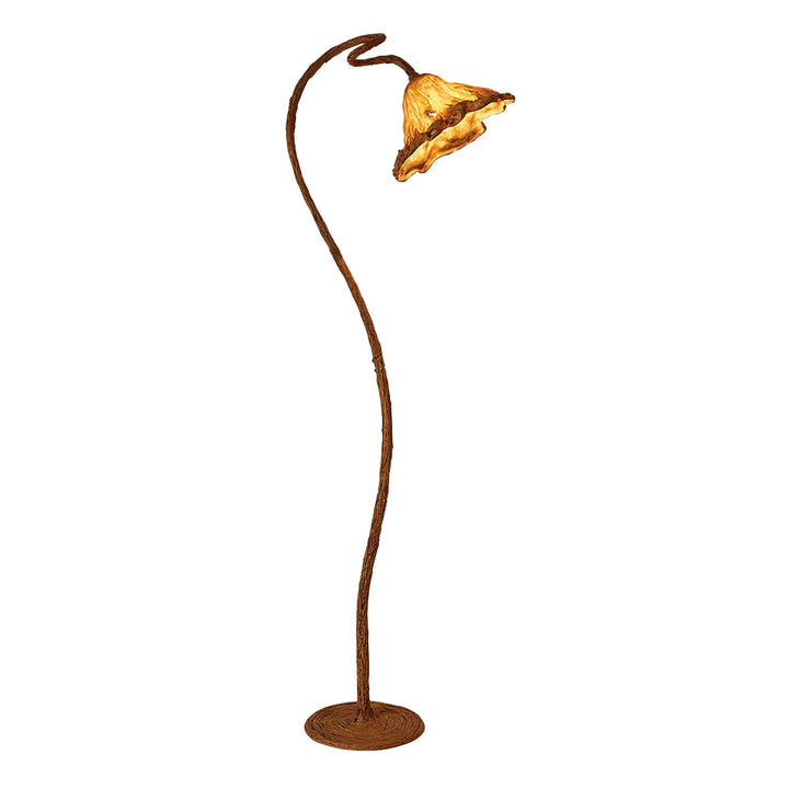 Artistic Lotus Leaf Floor Lamp - Vakkerlight