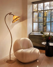 Artistic Lotus Leaf Floor Lamp - Vakkerlight