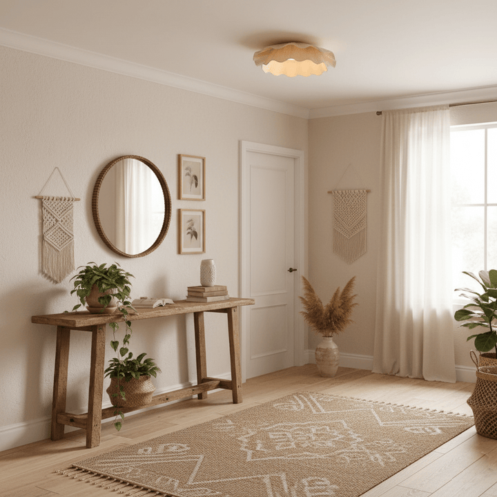 Arwen Fabric Wave Ceiling Lamp - Vakkerlight