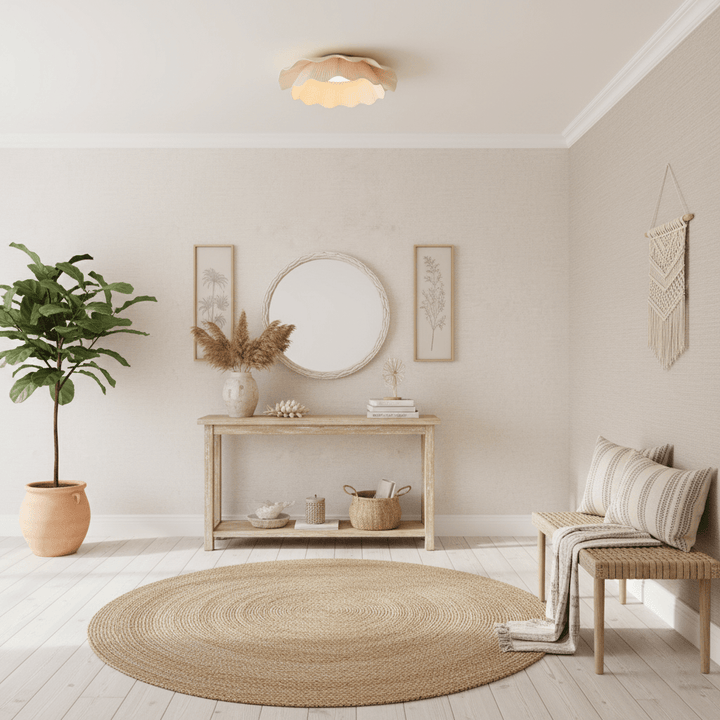 Arwen Fabric Wave Ceiling Lamp - Vakkerlight