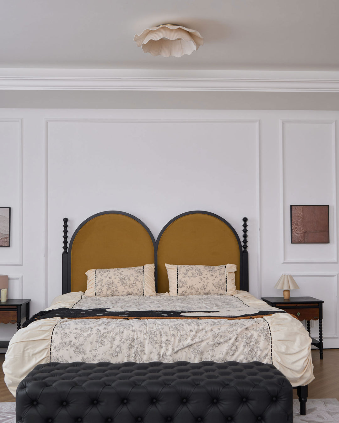 Arwen Fabric Wave Ceiling Lamp - Vakkerlight