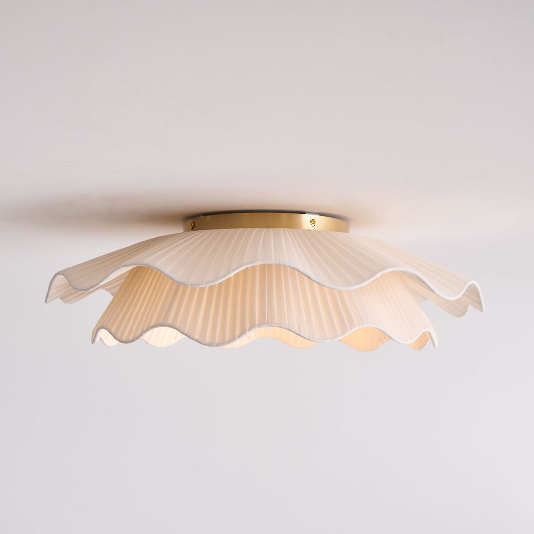 Arwen Fabric Wave Ceiling Lamp - Vakkerlight