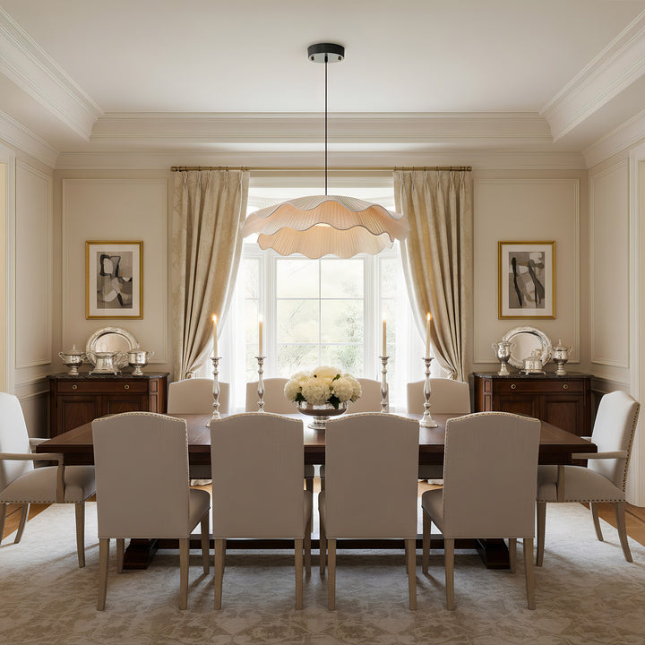 Arwen Fabric Wave Pendant Lamp - Vakkerlight