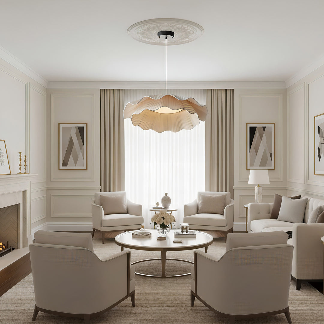 Arwen Fabric Wave Pendant Lamp - Vakkerlight