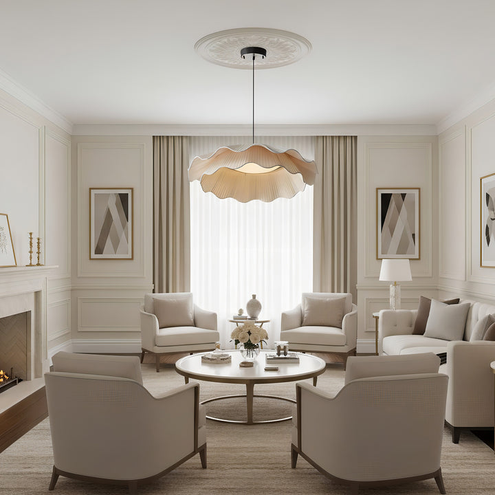 Arwen Fabric Wave Pendant Lamp - Vakkerlight