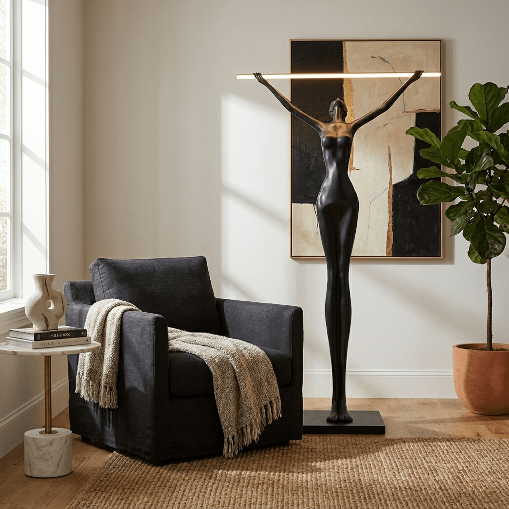 Ascend Light Sculpture Floor Lamp - Vakkerlight