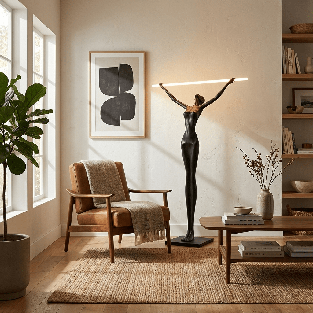 Ascend Light Sculpture Floor Lamp - Vakkerlight