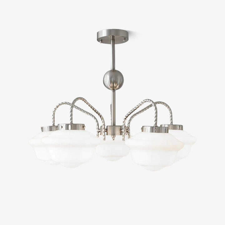 Ashford Tiered Opal Glass Chandelier