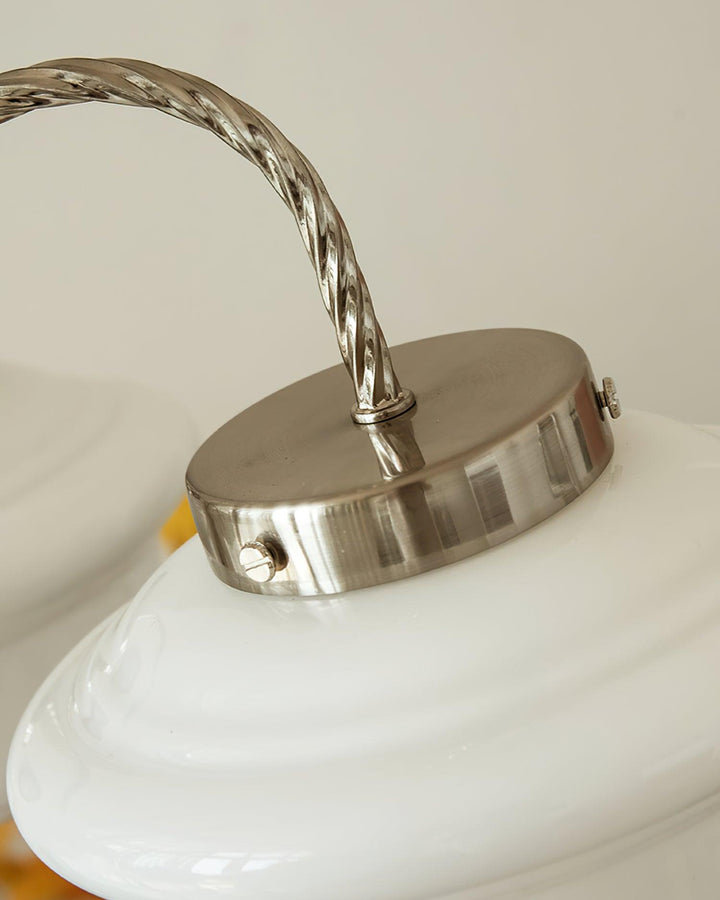 Ashford Tiered Opal Glass Chandelier – detail 15