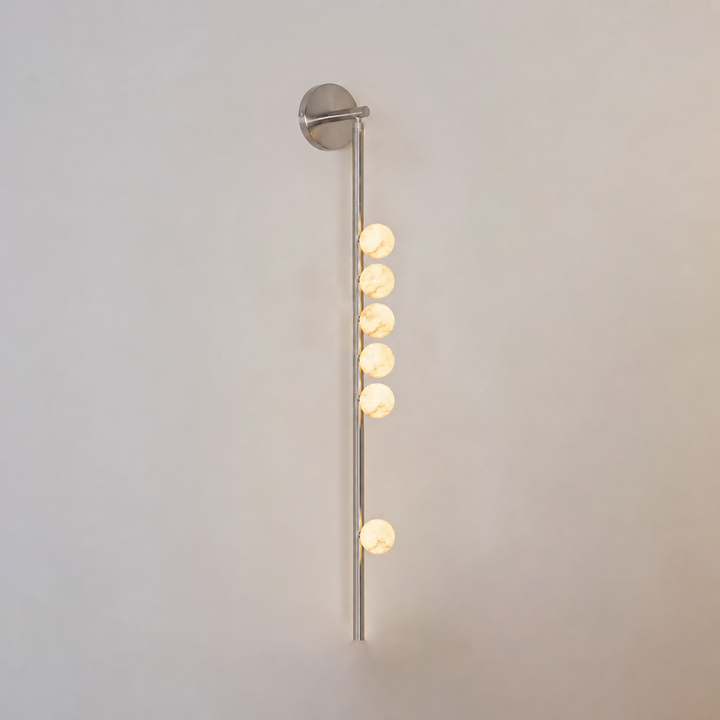 Asteria Alabaster Multi-Globe Wall Sconce