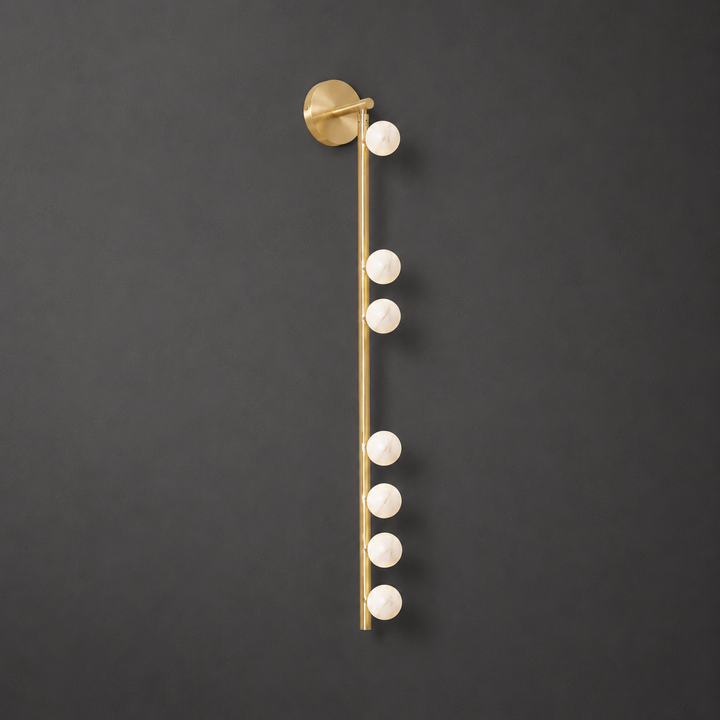 Asteria Alabaster Multi-Globe Wall Sconce