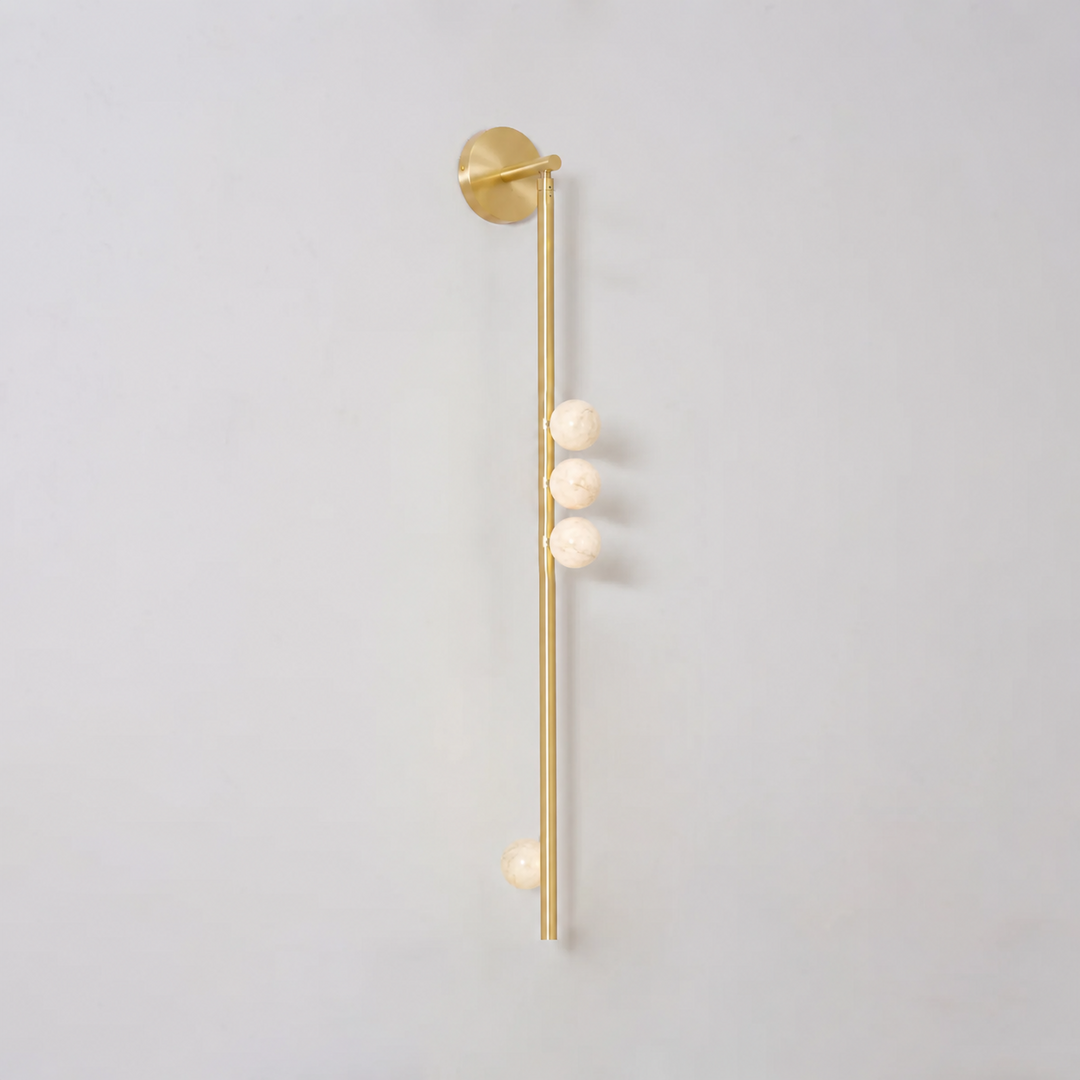 Asteria Alabaster Multi-Globe Wall Sconce