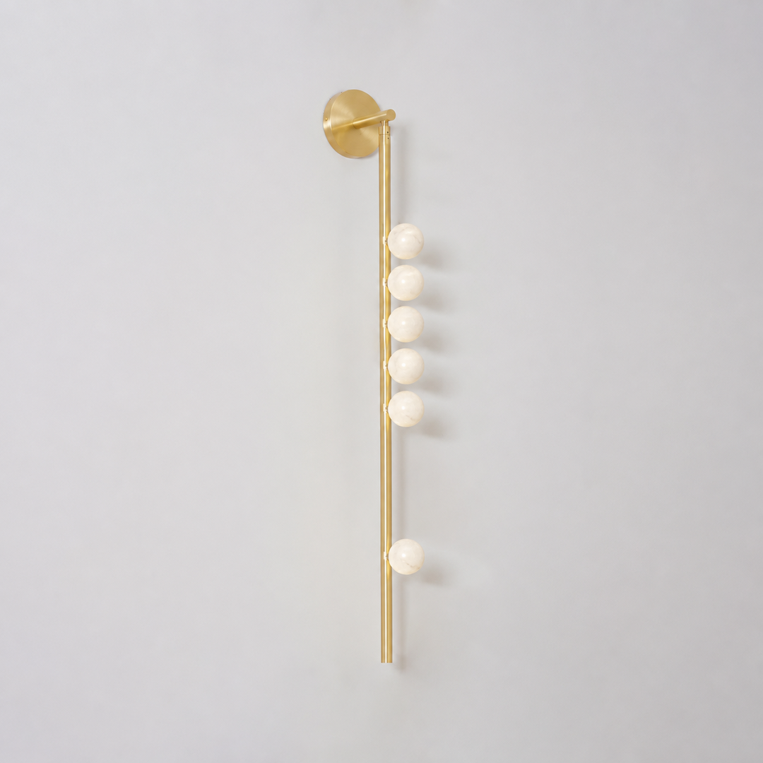 Asteria Alabaster Multi-Globe Wall Sconce