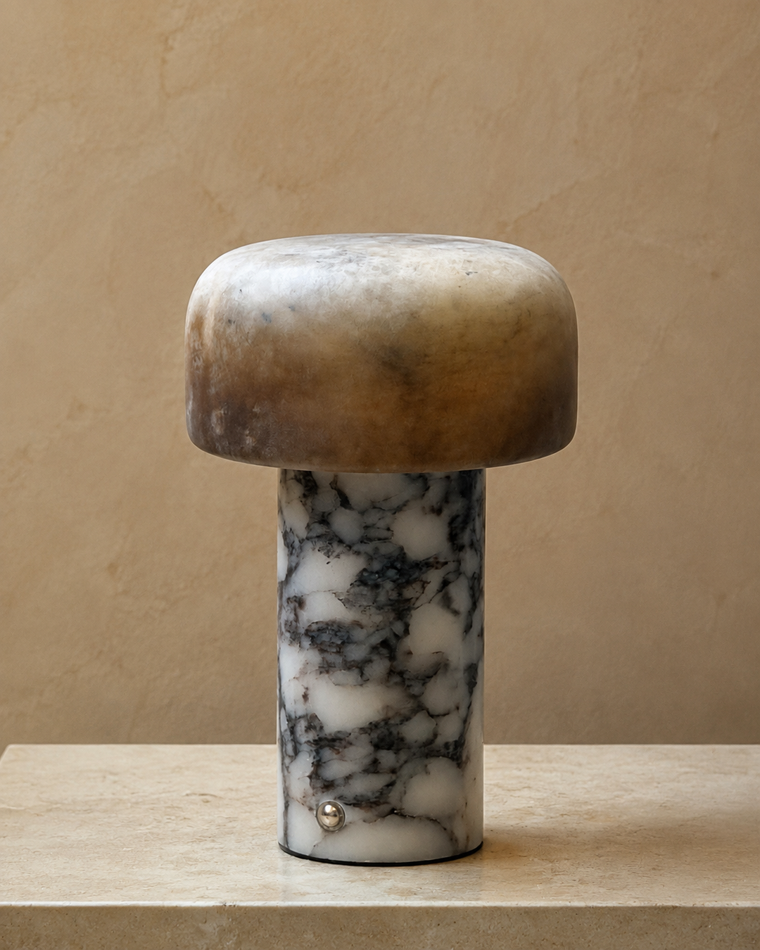 Asteria Natural Stone Rechargeable Table Lamp