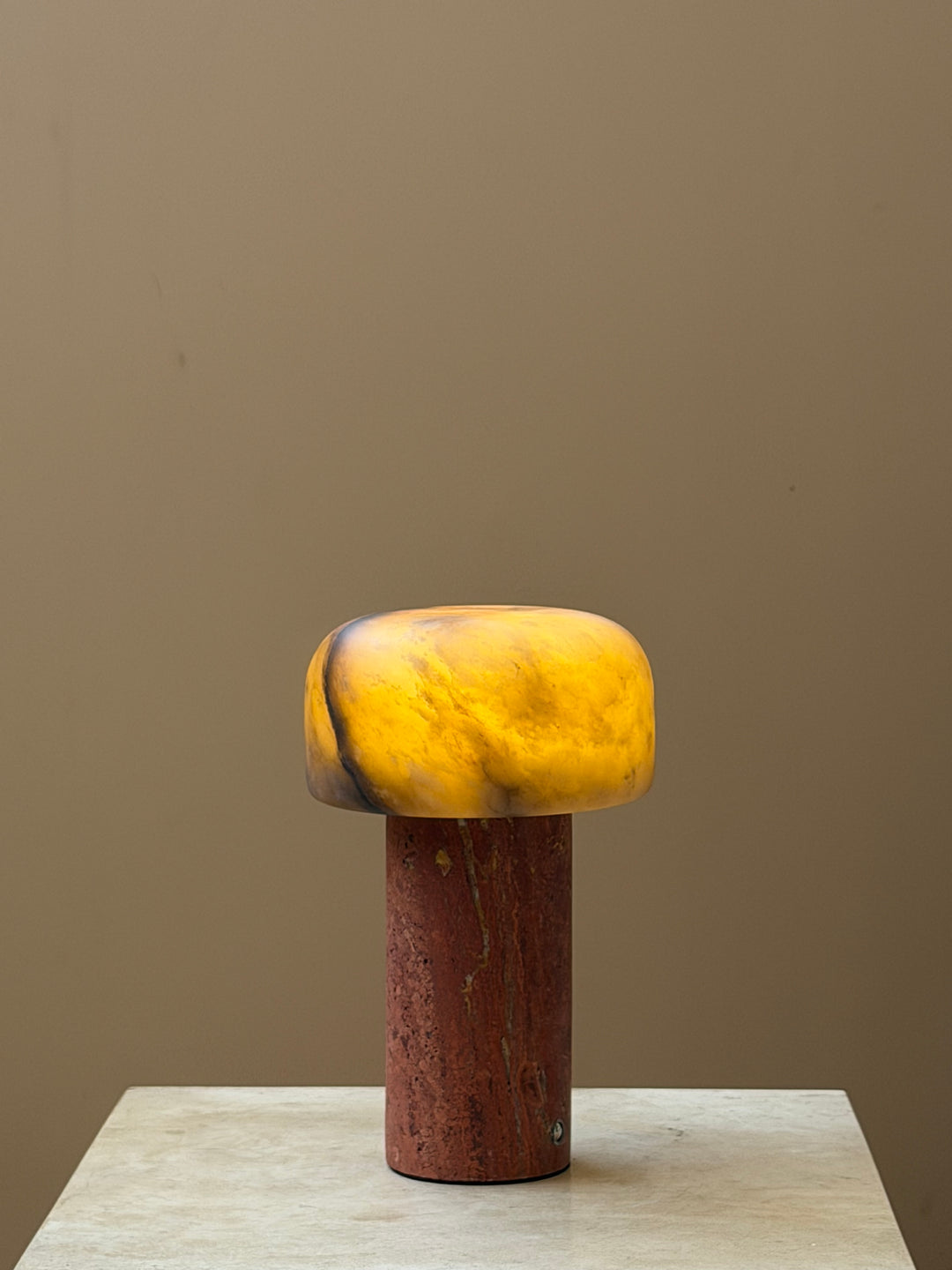 Asteria Natural Stone Rechargeable Table Lamp