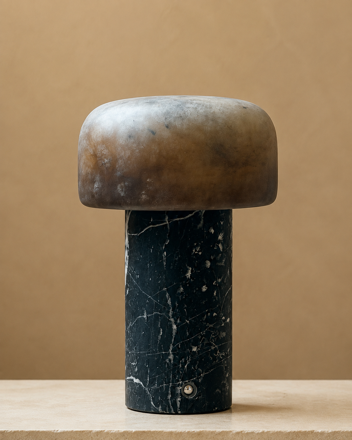 Asteria Natural Stone Rechargeable Table Lamp
