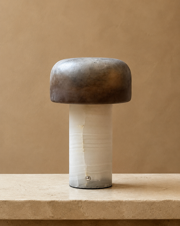 Asteria Natural Stone Rechargeable Table Lamp