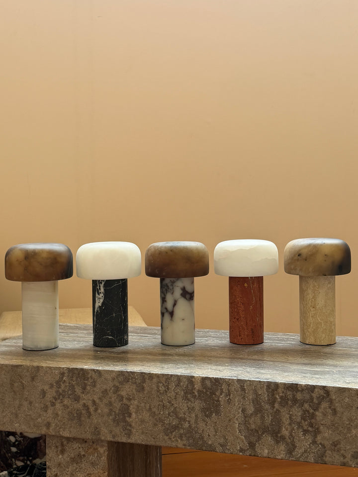 Asteria Natural Stone Rechargeable Table Lamp