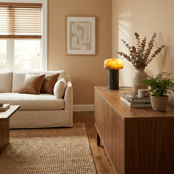 Asteria Natural Stone Rechargeable Table Lamp - Vakkerlight