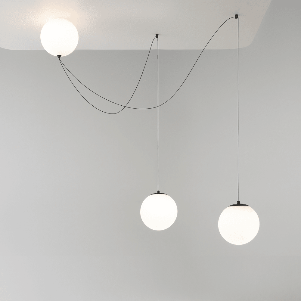 Asteris Multi Globe Pendant Lamp - Vakkerlight