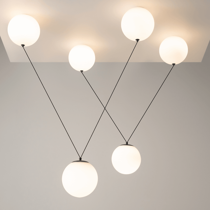 Asteris Multi Globe Pendant Lamp - Vakkerlight