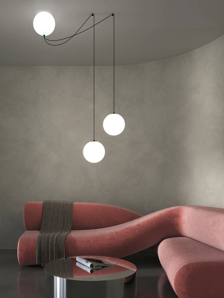Asteris Multi Globe Pendant Lamp - Vakkerlight