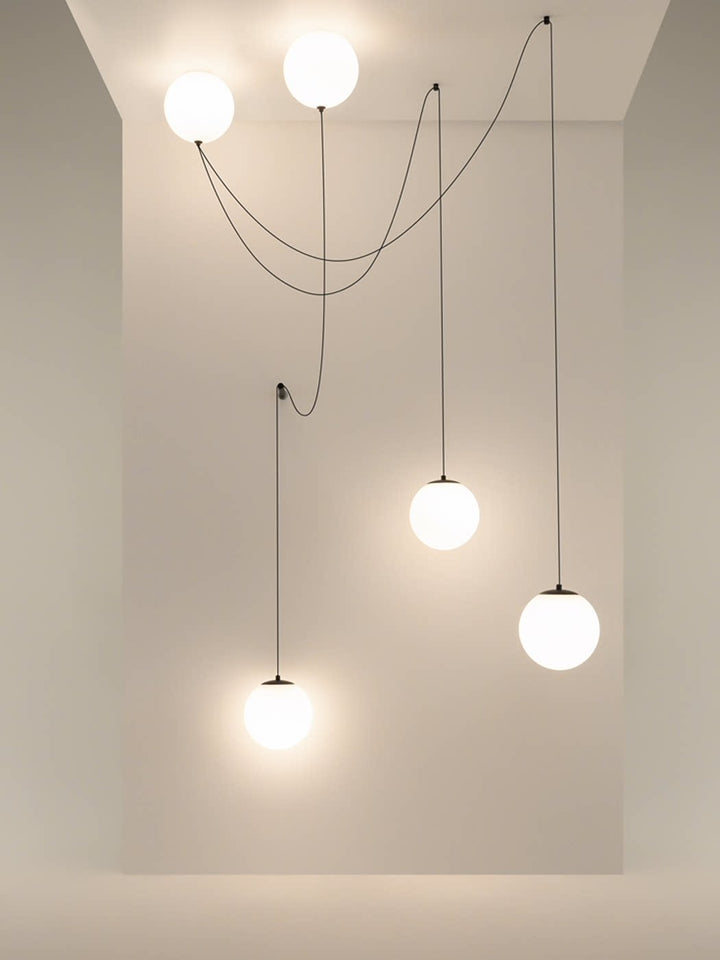 Asteris Multi Globe Pendant Lamp - Vakkerlight