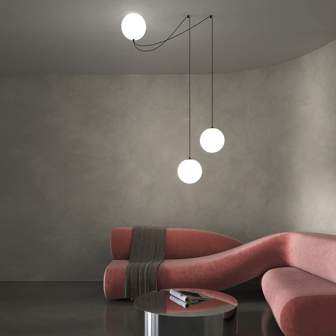 Asteris Multi Globe Pendant Lamp - Vakkerlight