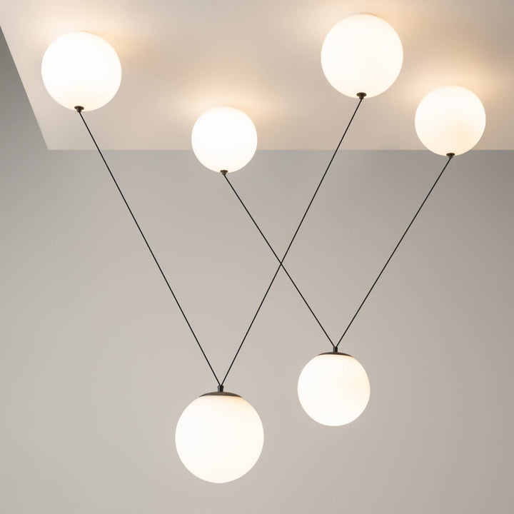 Asteris Multi Globe Pendant Lamp - Vakkerlight