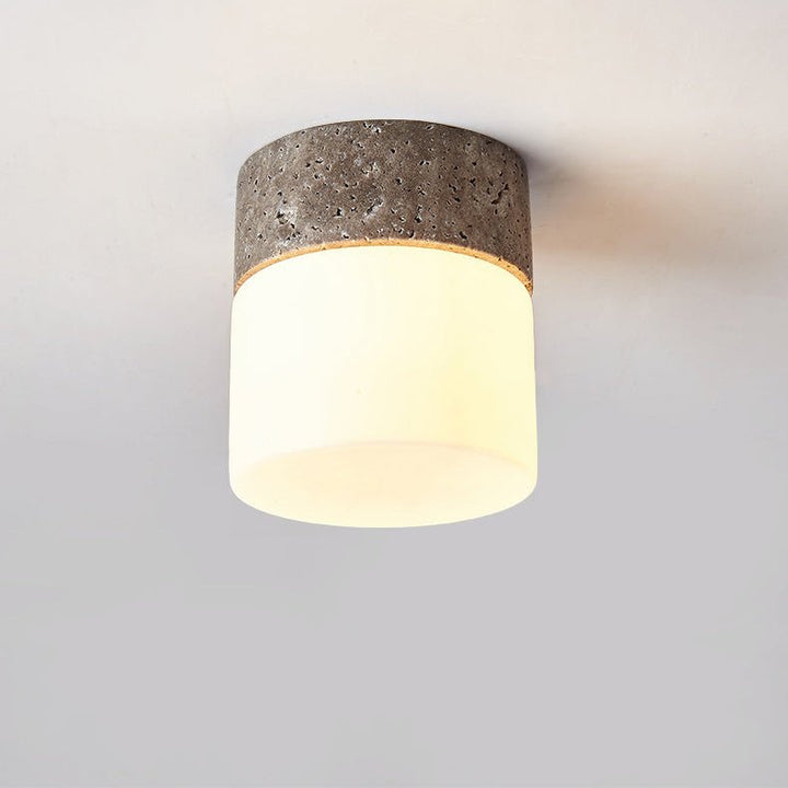 Astrid Travertine Ceiling Lamp - Vakkerlight