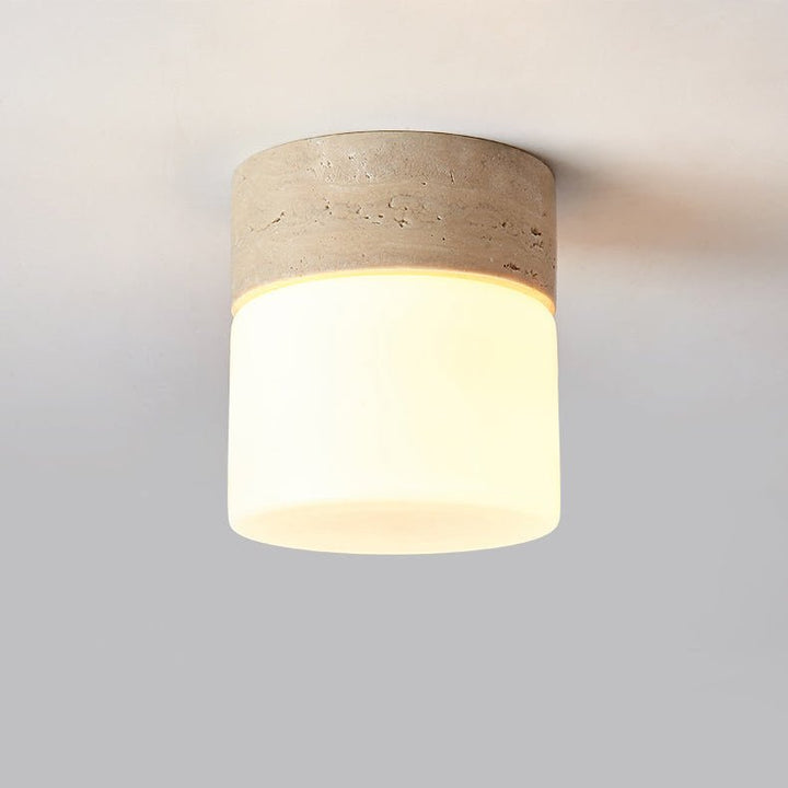 Astrid Travertine Ceiling Lamp - Vakkerlight